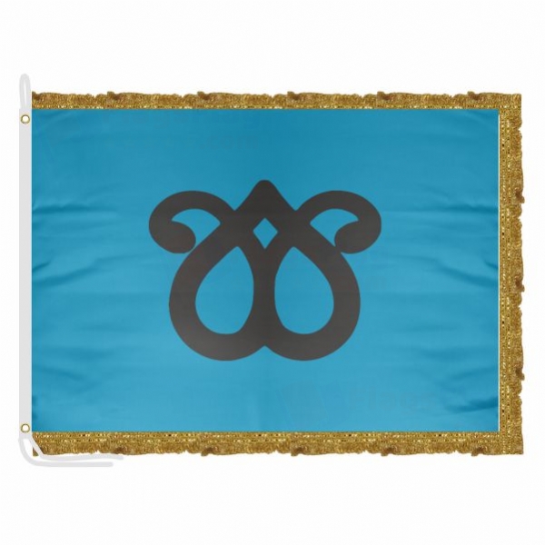 Qara Qoyunlu Satin Office Flag