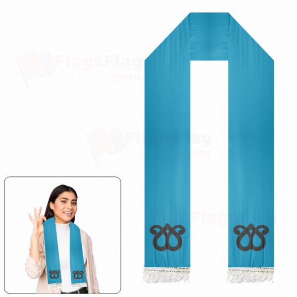 Qara Qoyunlu Scarf Digital Printing