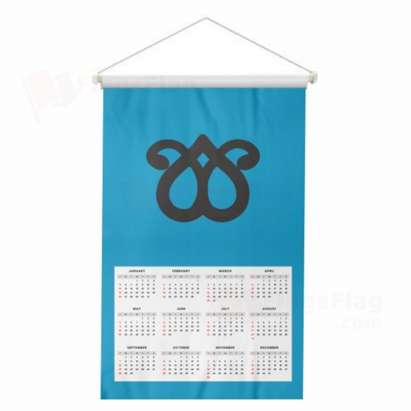 Qara Qoyunlu Woven Fabric Digital Printing Calendar