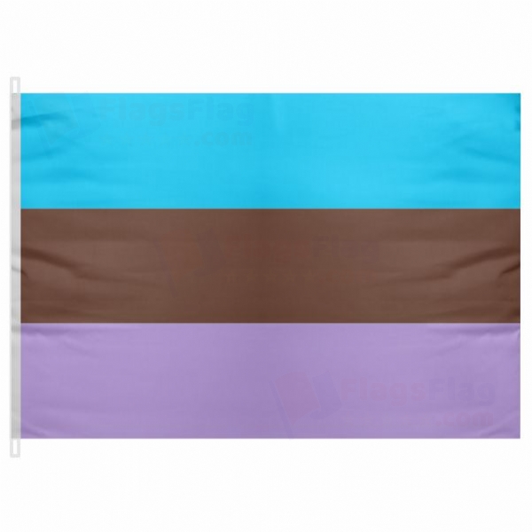 Rainbow Androsexual Send Flag