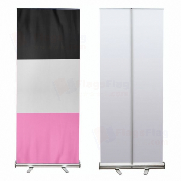 Rainbow Femaric Roll Up Banner