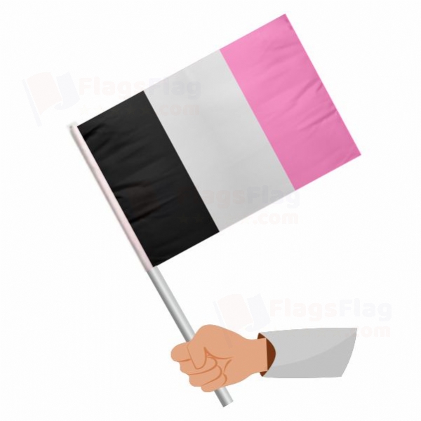 Rainbow Femaric Stick Flag