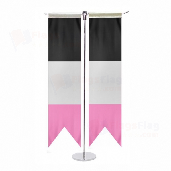 Rainbow Femaric T Table Flags