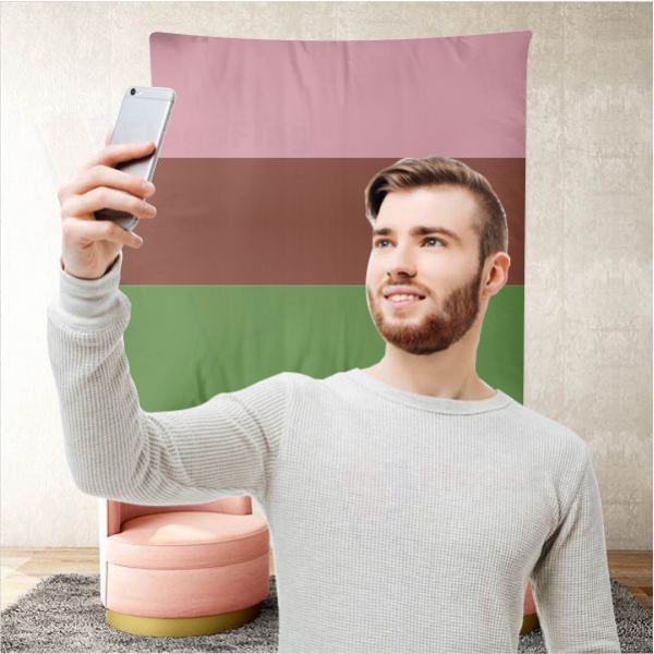 Rainbow Gynesexual Background Selfie Shooting Landscapes