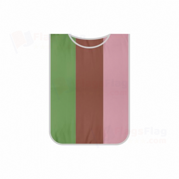 Rainbow Gynesexual Single Use Strike Apron