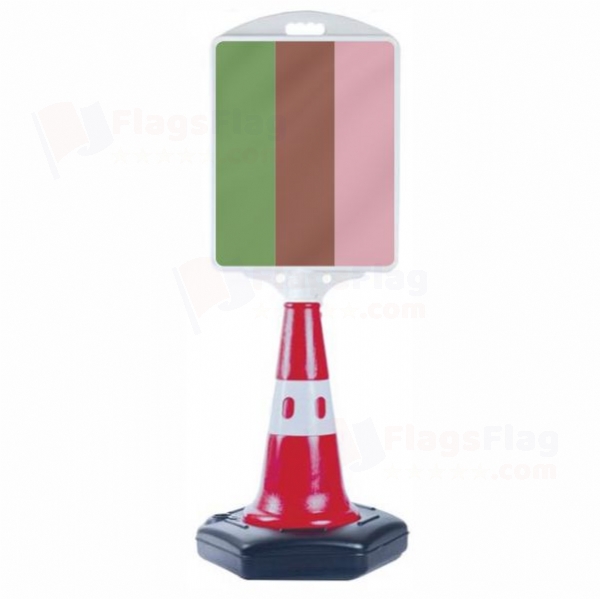 Rainbow Gynesexual Small Size Road Bollard