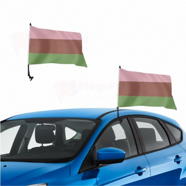 Rainbow Gynesexual Vehicle Convoy Flag