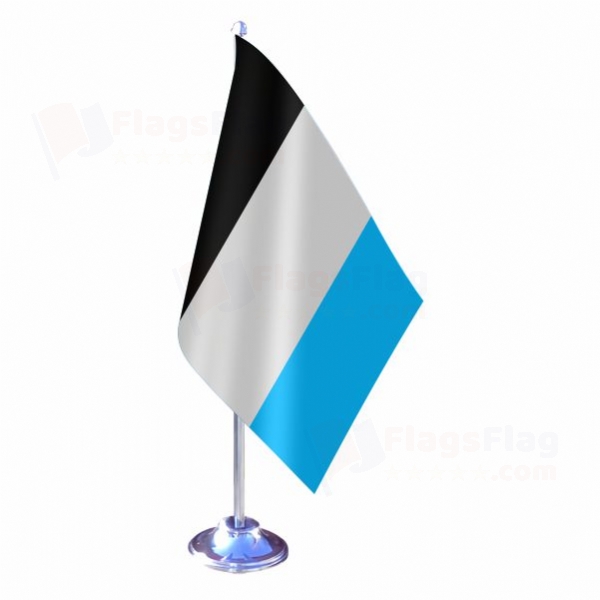 Rainbow Mascic Single Table Flag