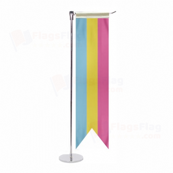 Rainbow Pansexual L Table Flag