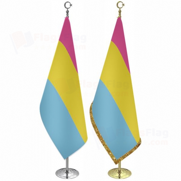 Rainbow Pansexual Office Flag Rainbow Pansexual Office Flags