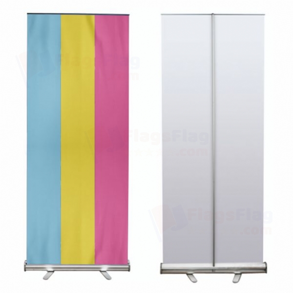 Rainbow Pansexual Roll Up Banner