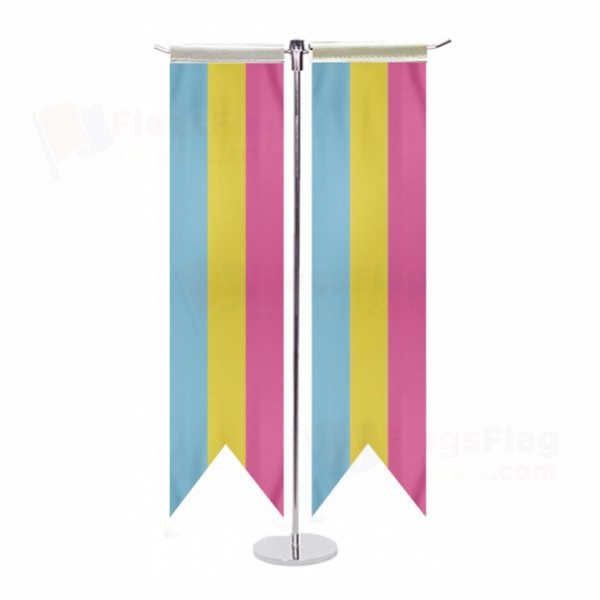 Rainbow Pansexual T Table Flags