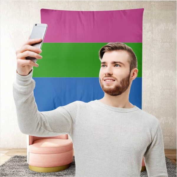 Rainbow Polysexuality Background Selfie Shooting Landscapes