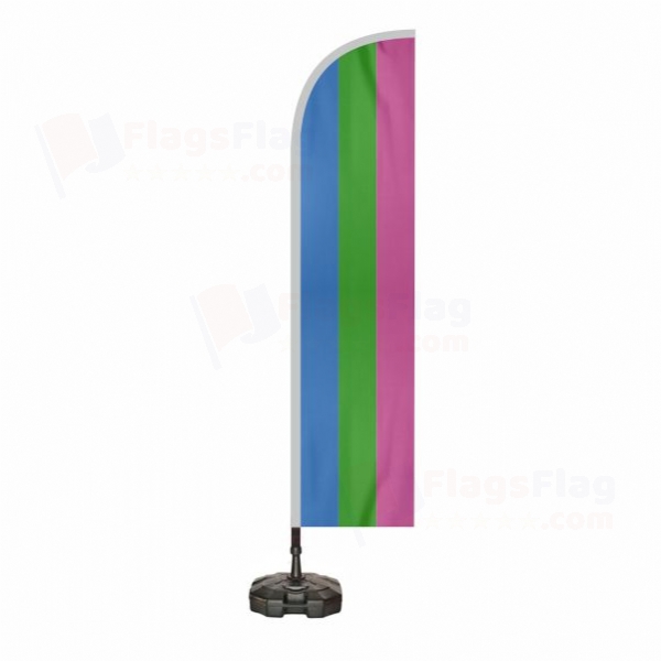 Rainbow Polysexuality Beach Flags Rainbow Polysexuality Sailing Flags