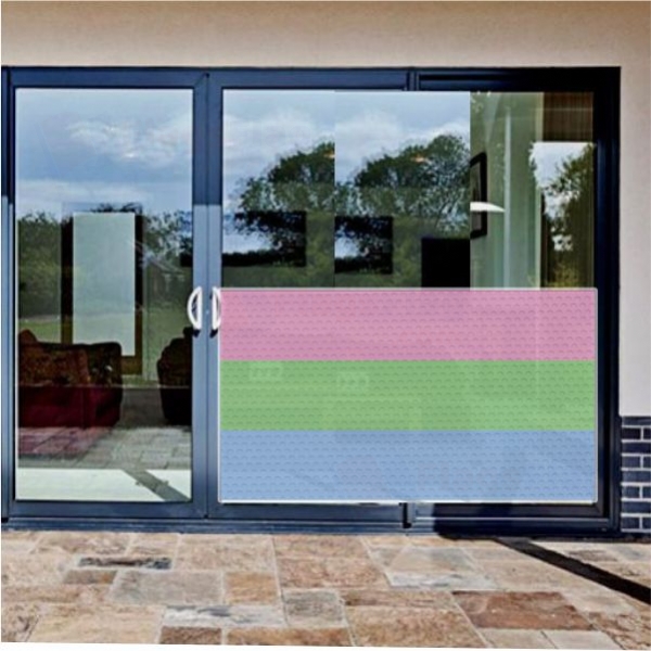 Rainbow Polysexuality Glass Film Rainbow Polysexuality One Way Vision Printing