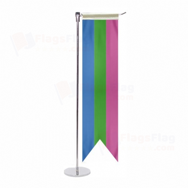 Rainbow Polysexuality L Table Flag