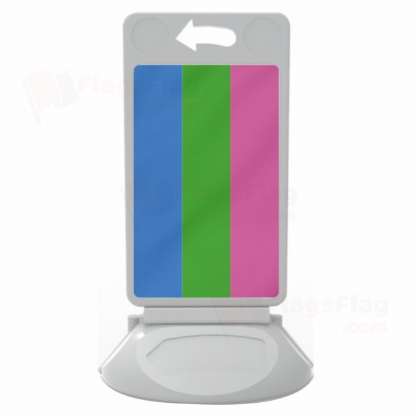 Rainbow Polysexuality Plastic Pontoon