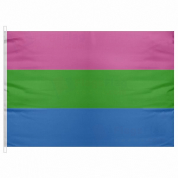 Rainbow Polysexuality Send Flag