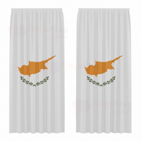 Republic of Cyprus Digital Printed Curtains