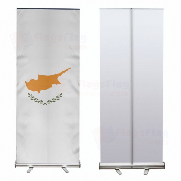 Republic of Cyprus Roll Up Banner