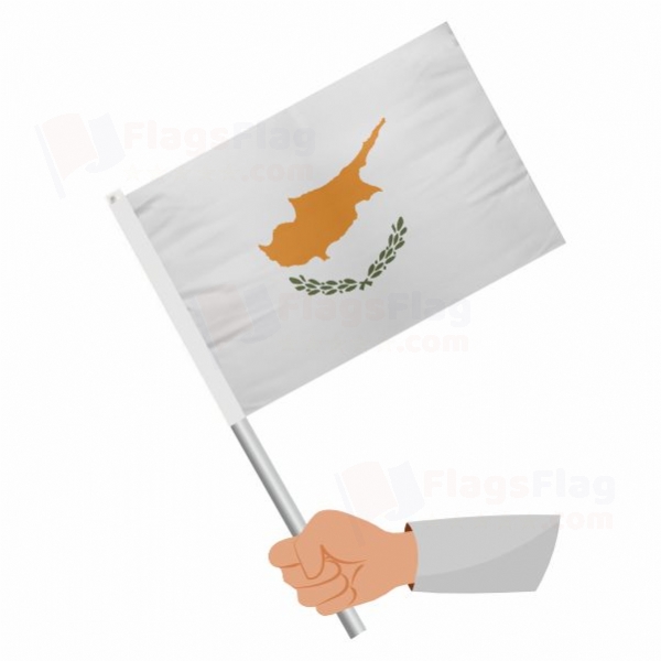 Republic of Cyprus Stick Flag