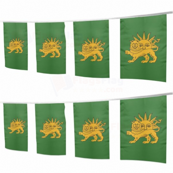 Safavid Iran Square String Flags