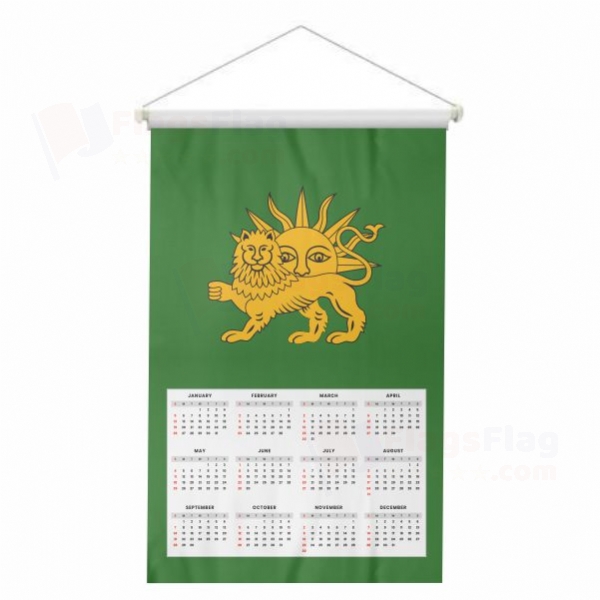 Safavid Iran Woven Fabric Digital Printing Calendar