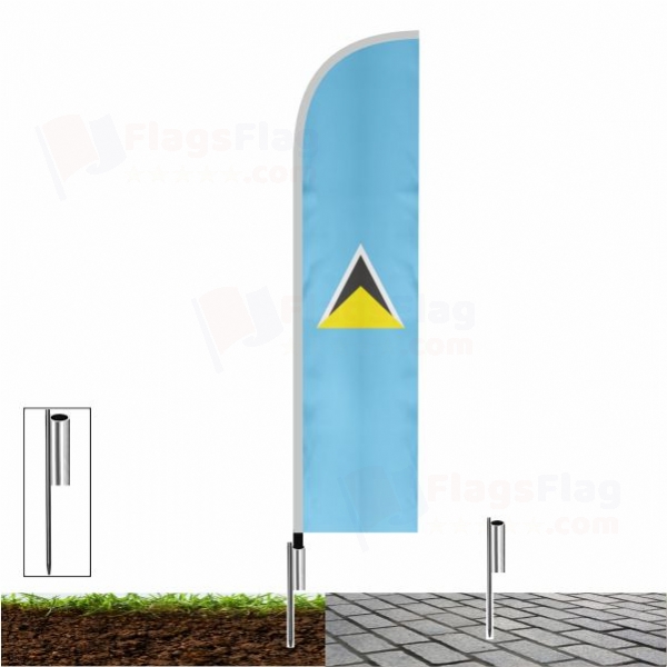 Saint Lucia Beach Flags Saint Lucia Sailing Flags