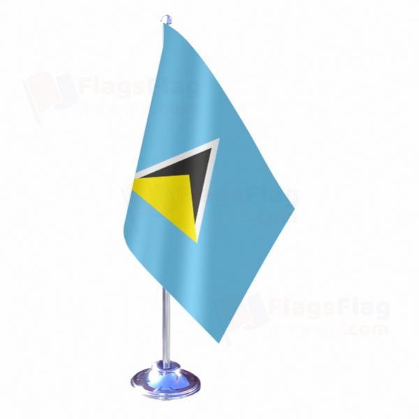 Saint Lucia Single Table Flag