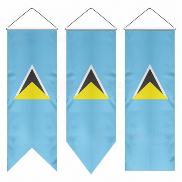 Saint Lucia Swallowtail Flags