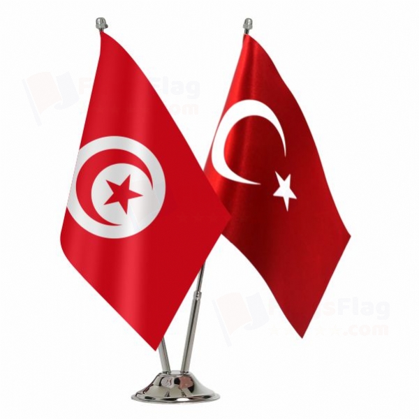 Tunisian 2 Table Flags