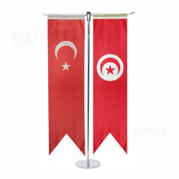 Tunisian T Table Flag