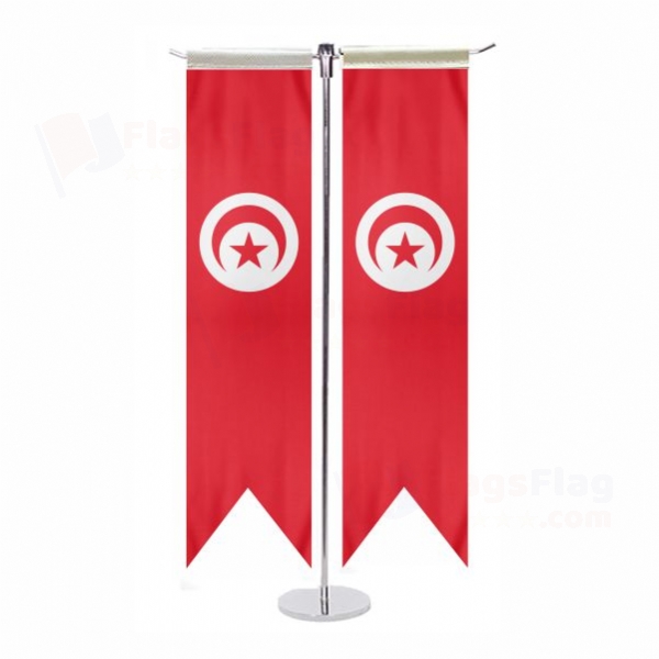 Tunisian T Table Flags