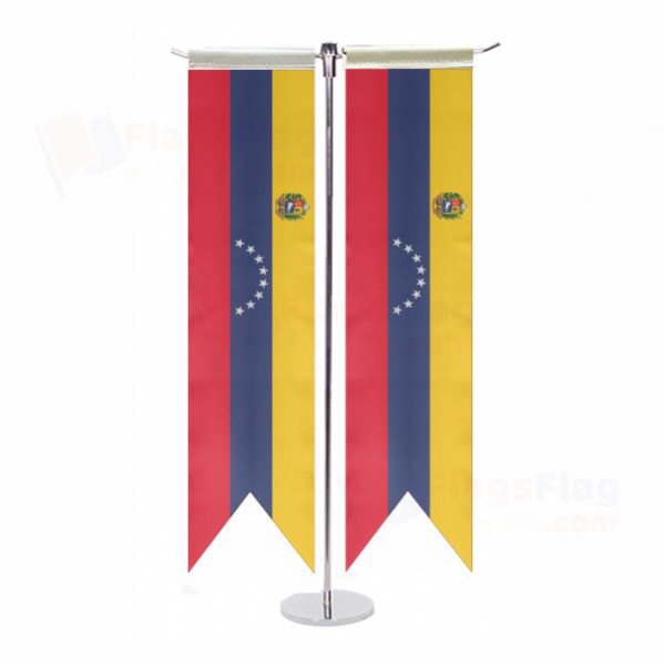 Venezuela T Table Flag