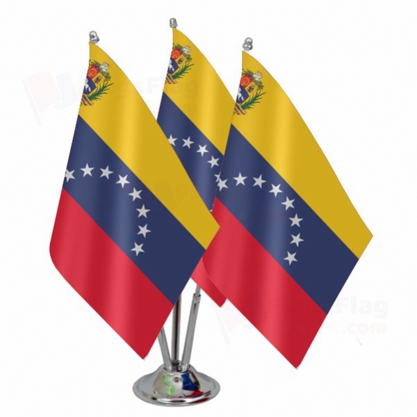 Venezuela Triple Table Flag