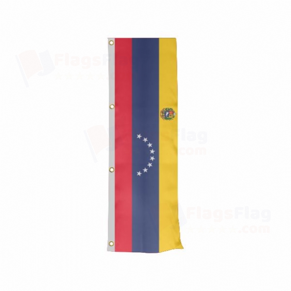 Venezuela Vertically Raised Flags