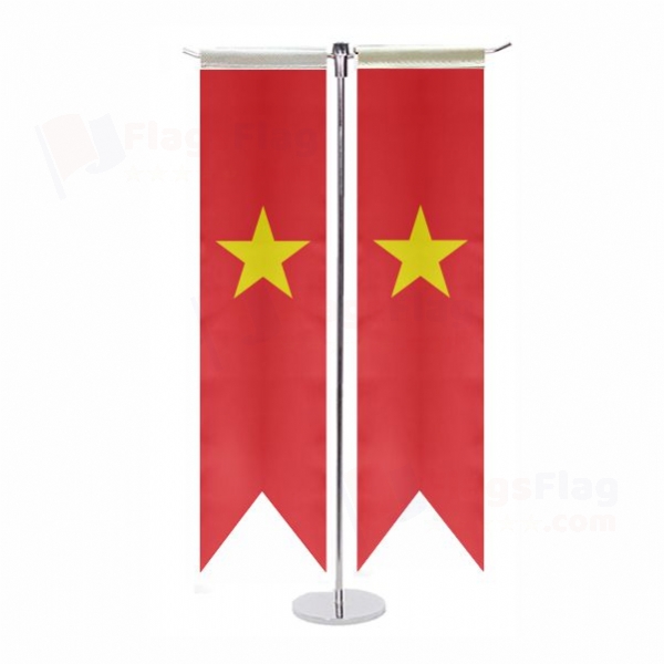 Vietnam T Table Flag