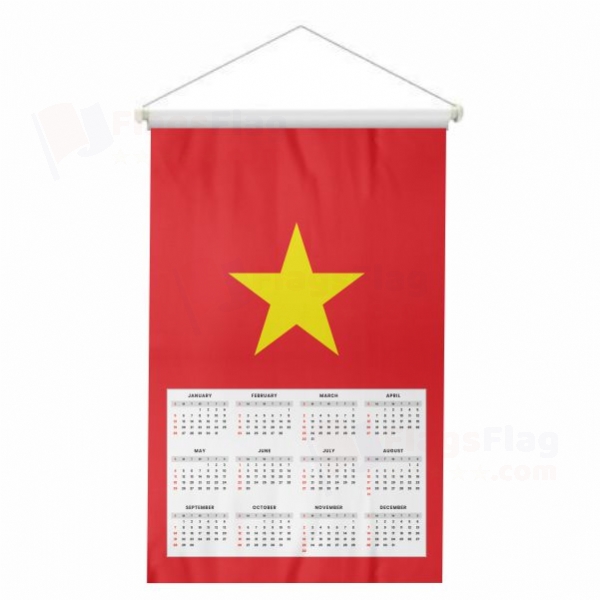 Vietnam Woven Fabric Digital Printing Calendar