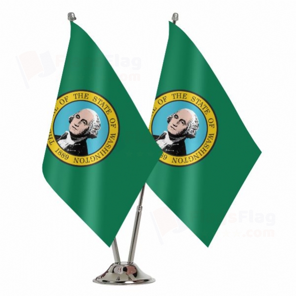 Washington Binary Table Flag