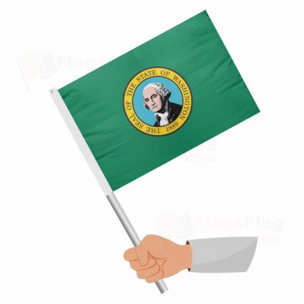 Washington Stick Flag