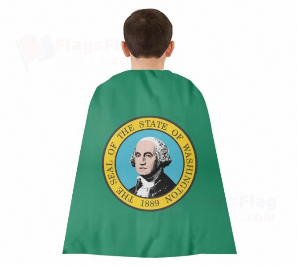 Washington Woven Fabric Cloak Digital Printing