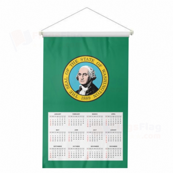 Washington Woven Fabric Digital Printing Calendar