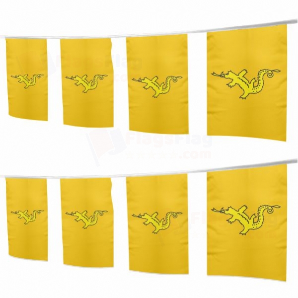 Xiongnu Empire Square String Flags